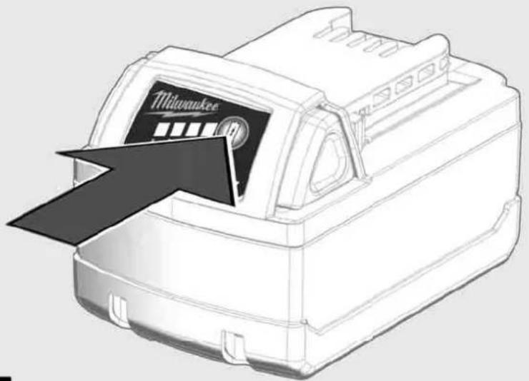 MILWAUKEE M18 SIC30 - Controllo del livello di carica della batteria - 2