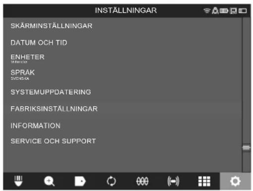 MILWAUKEE M18 SIC30 - Välj INSTÄLLNINGAR FABRIKSINSTÄLLNINGAR - 1