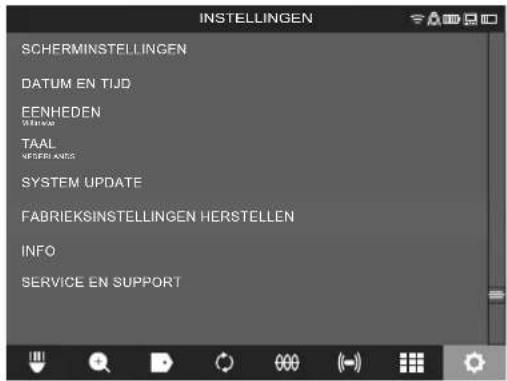 MILWAUKEE M18 SIC30 - Selecteer INSTELLINGEN→FABRIEKSINSTELLINGEN - 1
