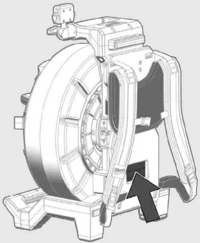 MILWAUKEE M18 SIC30 - Installing the backpack plate - 5