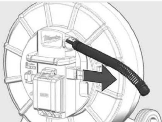 MILWAUKEE M18 SIC30 - Використання барабана для інспектування труб - 8