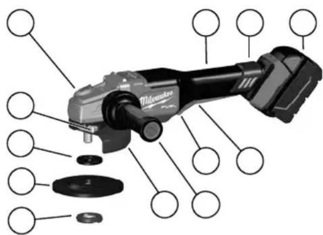 MILWAUKEE M18 FHSAG125XPDB - 0 OMLOJ J K - 2