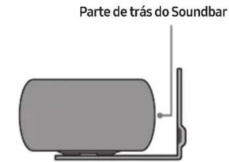 SAMSUNG HW-S61D - Coloque o Guia do suporte de parede encostado à superfície da parede. - 6