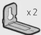 SAMSUNG HW-S61D - Componenti del supporto per montaggio a parete - 4
