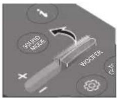 SAMSUNG HW-S61D - Ajuste do volume do Soundbar com o controlo remoto de um televisor - 4