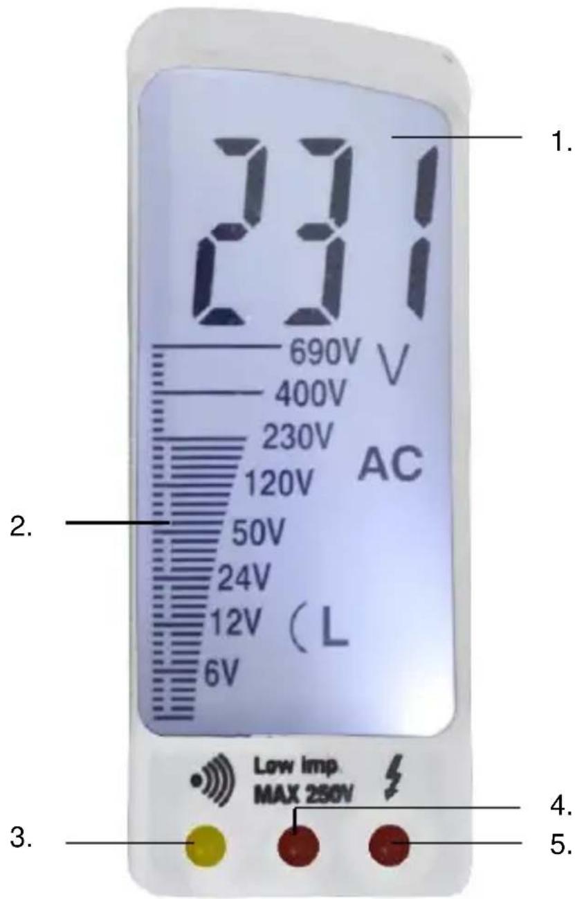 PeakTech 1095 - Display PeakTech ^® 1090 - 1