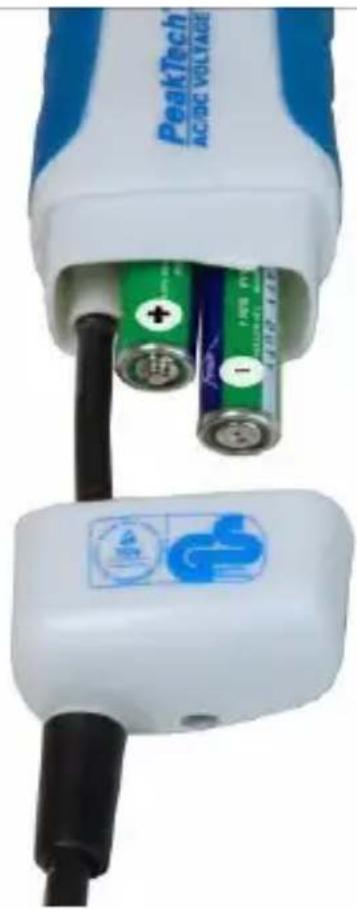 PeakTech 1095 - Cambio de las pilas - 1