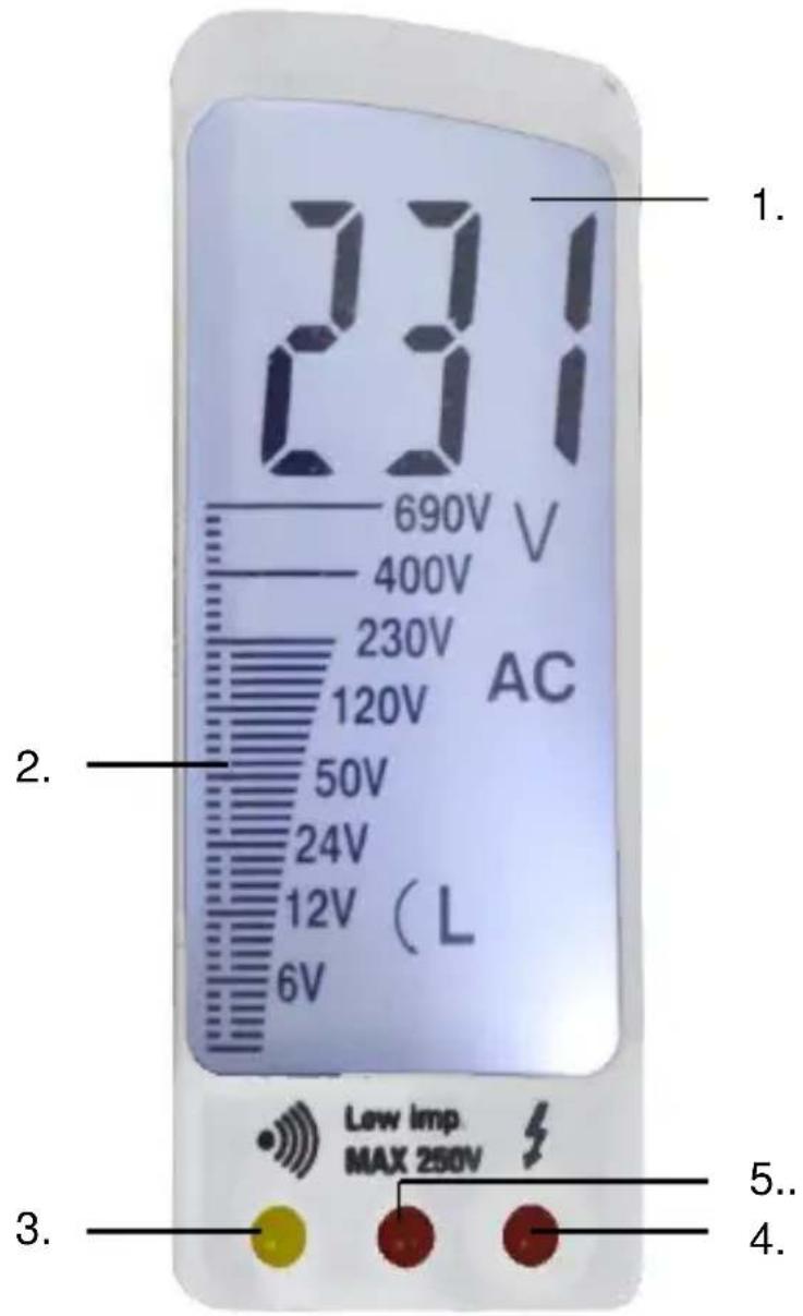 PeakTech 1095 - Anzeige PeakTech® 1090 - 1