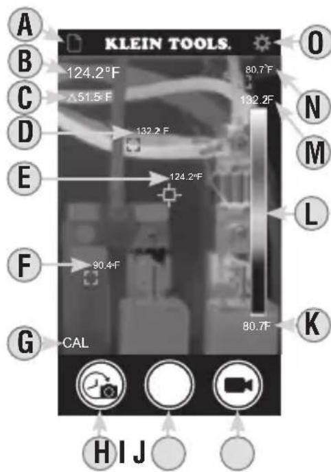 Klein Tools TI220 - LIVE MODE SCREEN - 1