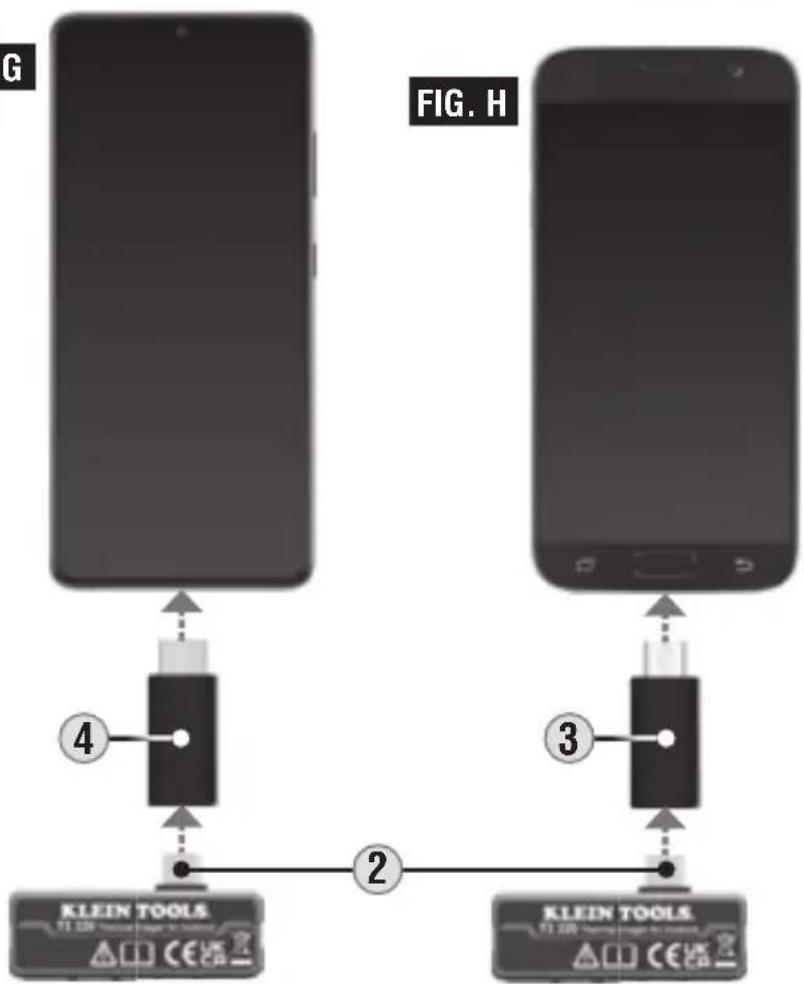 Klein Tools TI220 - CONNECTING YOUR DEVICE - 2