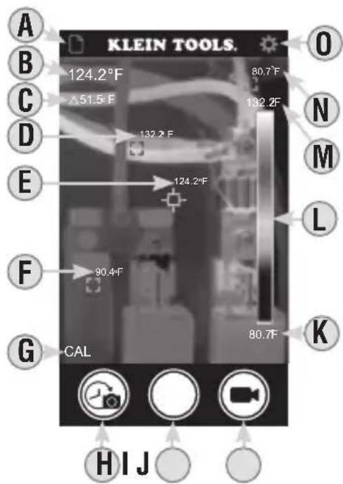 Klein Tools TI222 - LIVE MODE SCREEN - 1