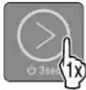 LIEBHERR FNe 1404 Pure NoFrost - Navigation avec le bouton tactile et explication des symboles - 1
