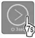 LIEBHERR FNe 1404 Pure NoFrost - Navigation avec le bouton tactile et explication des symboles - 3