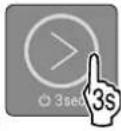 LIEBHERR FNe 1404 Pure NoFrost - Navigation avec le bouton tactile et explication des symboles - 2