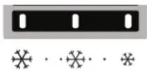 INDESIT INSZ 18012 - LEDs branden Temperatuur instellen - 2