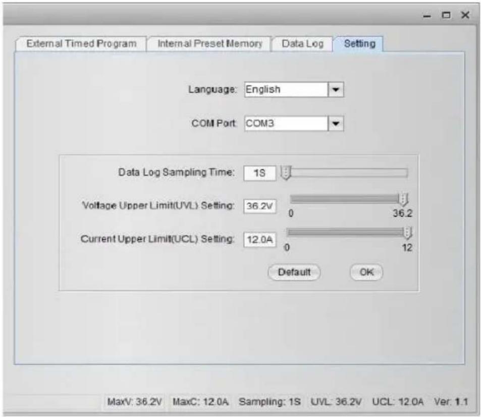 PeakTech 1580 - Setting - 1