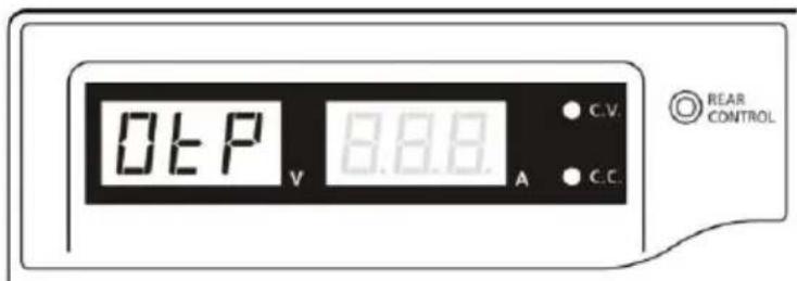 PeakTech 1560 - OTP: Over temperature protection - 1