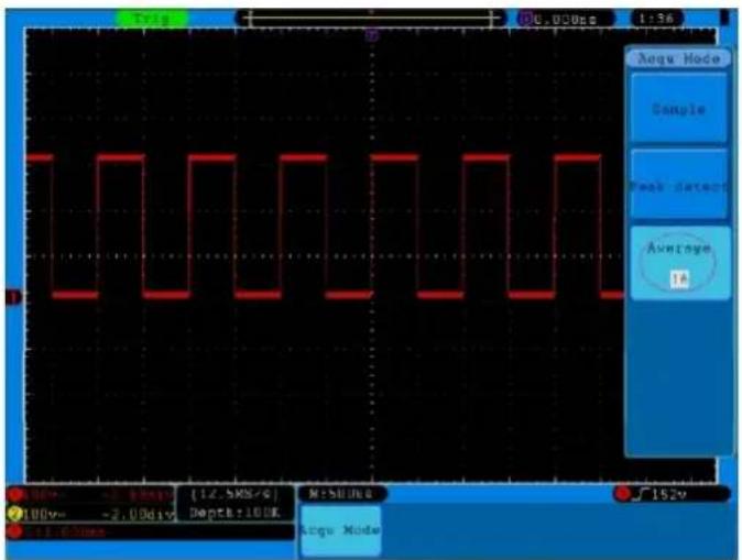 PeakTech 1310 - configuration de la fonction de numérisation - 4