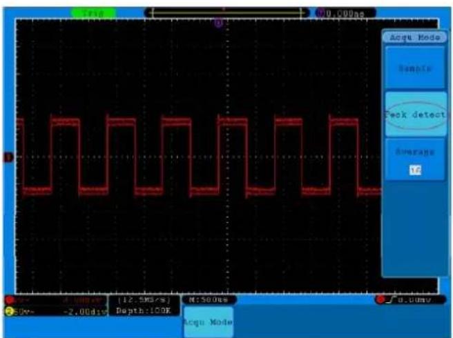 PeakTech 1305 - configuration de la fonction de numérisation - 2