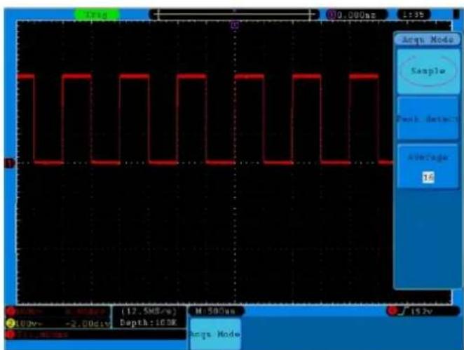 PeakTech 1305 - configuration de la fonction de numérisation - 3