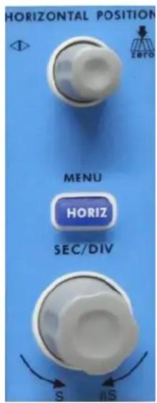 PeakTech 1305 - introduction au système horizontal - 1