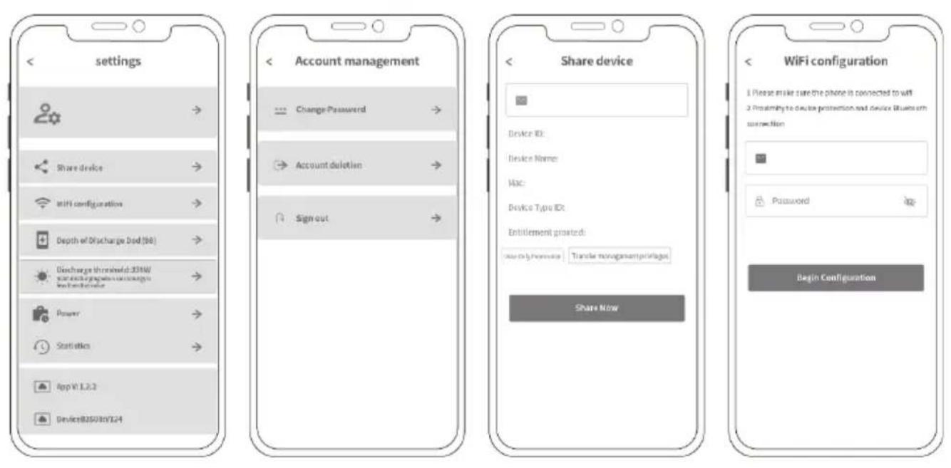 BLUEPALM BP-B2500 - App-instellingen - 1