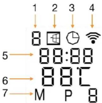 SHX SHXA700-WiFi - Visualización en pantalla: - 1