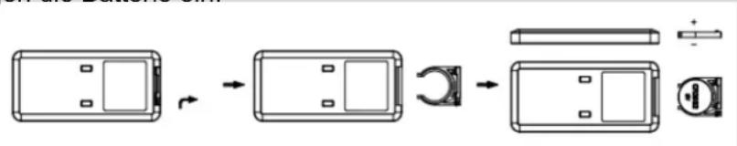 SHE SHE20AC2001F - FERNBEDIENUNG VORBEREITEN – BATTERIEN EINLEGEN ODER TAUSCHEN - 1