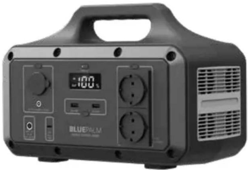 BLUEPALM BP-S500F - Utomhuskraftverk - 1