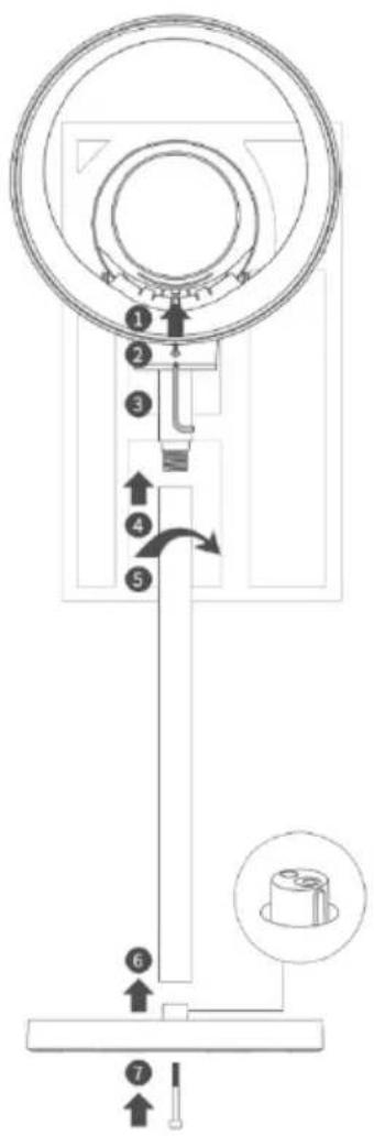 Be Cool BCBFLWiFi01 - Asamblarea ventilatorului - 1