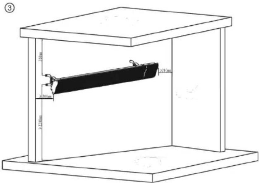 SHX SHXDS1800WF - Montering i taket - 3