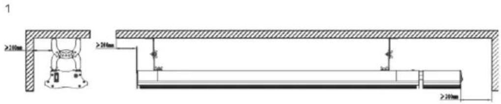 SHX SHXDS1800WF - Montáž na strop - 1