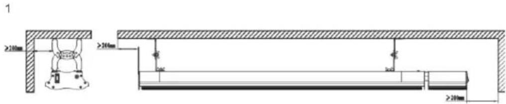 SHX SHXDS1800WF - Plafondbevestiging - 1