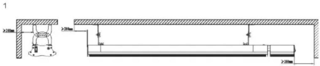 SHX SHXDS1800WF - Ceiling installation - 1