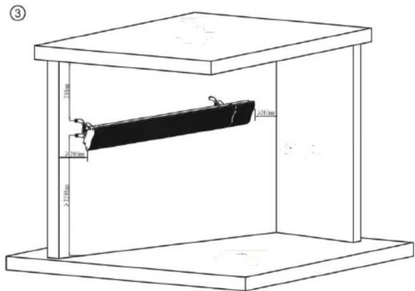SHX SHXDS1800WF - Plafondbevestiging - 3