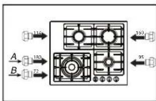 JennAir JGCK424PS - Injectors position - 1