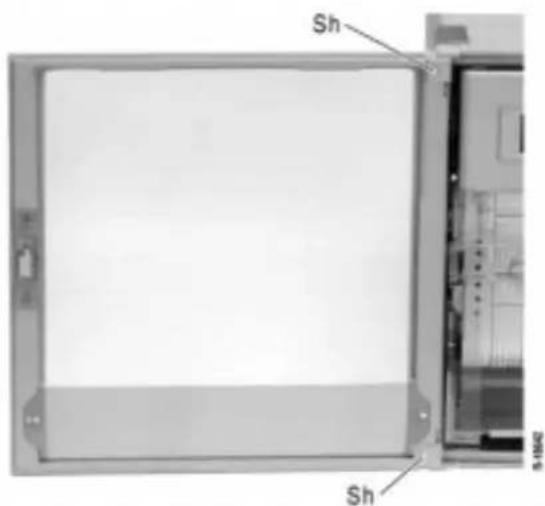 Gossen Metrawatt POINTAX 6000M - Remplacement des portes de boîtier (voir figure 18 et figure 19) - 2