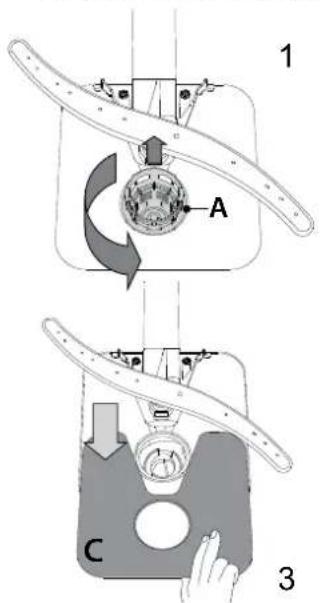 HOTPOINT H2I HD526 A - Pomivalnega stroja ni dovoljeno uporabljati brez filtrov ali z nepri-trjenimi filtri. - 1