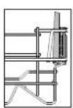 HOTPOINT H2I HD526 A - SUJECIONES PLEGABLES CON POSICIÓN AJUSTABLE - 1