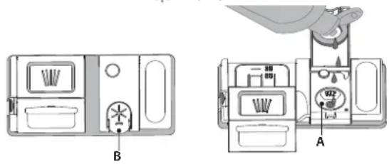 HOTPOINT H2I HD526 A - UMPLEREA DOZATORULUI PENTRU AGENT DE CLĂTIRE - 1