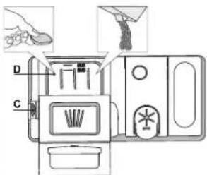 HOTPOINT H2I HD526 A - FILLING THE DETERGENT DISPENSER - 1