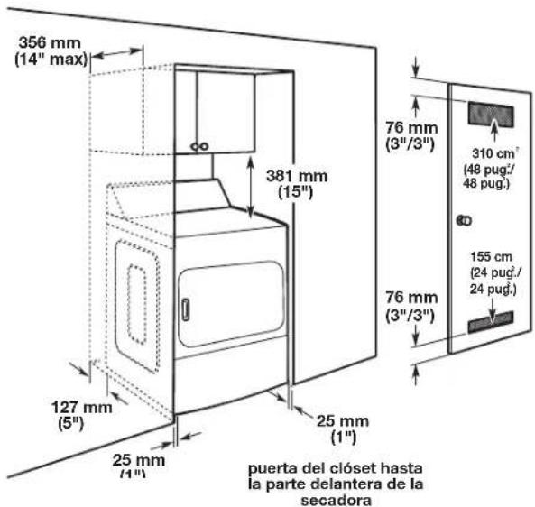 MAYTAG MDG20MNB - Espacios libres - 2