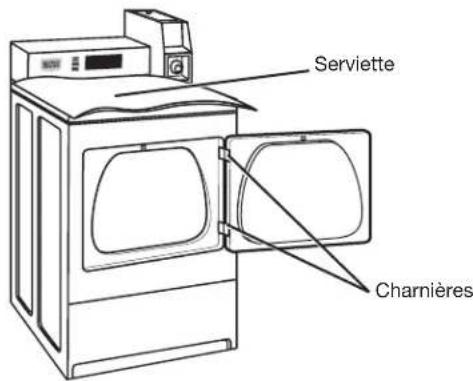 MAYTAG MDG20MNB - Retirer l'assemblée de porte - 1