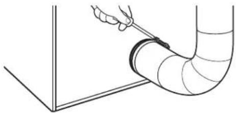 MAYTAG MDG20MNB - Connessione di scarico - 1