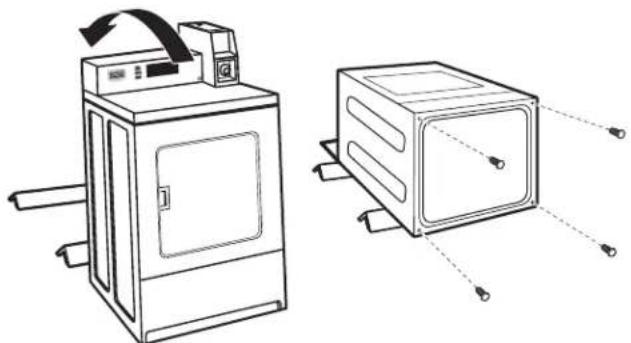 MAYTAG MDG20MNB - Préparation du sèche-linge pour les pieds de nivellement - 1