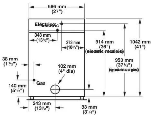 MAYTAG MDG20MNB - Dimensiones - 2