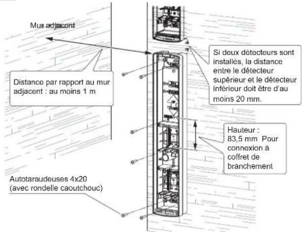 OPTEX SL-350QFR - 3-2 MONTAGE MURAL - 2
