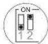 OPTEX SL-350QFR - 4 SELECTEURS DE FREQUENCE DE CANAL DE FAISCEAU (SL-350QFR UNIQUEMENT) - 2