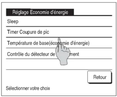MITSUBISHI RC-EXZ3D - Réglage Economie d'énergie [mot de passer administrateur] - 1