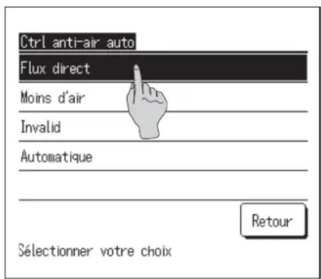 MITSUBISHI RC-EXZ3D - ■ Sélection volet - 2